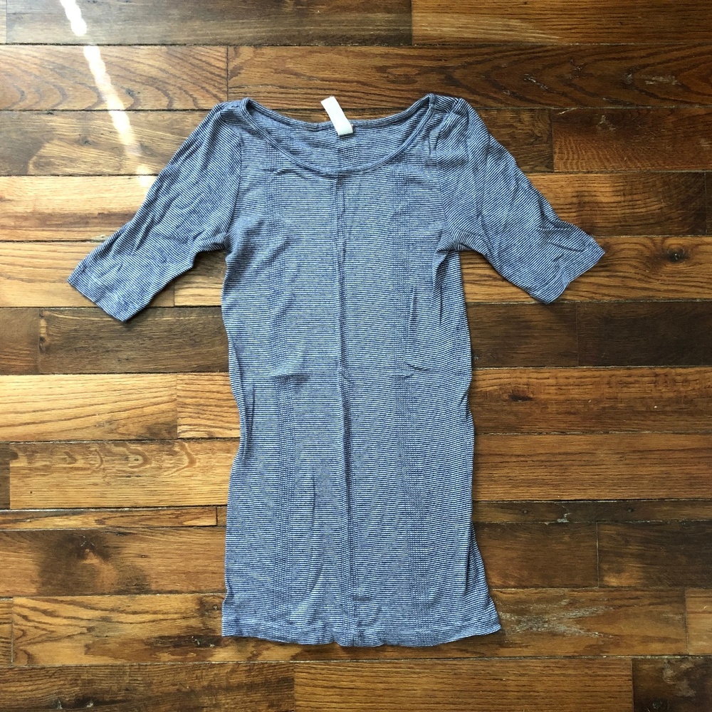 Teerney Anthropologie Striped Navy T-Shirt